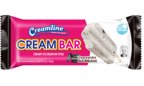 Creamline Cream Bar Cookies & Cream