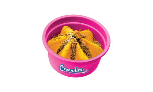 Cream Cup Peach Mango Crumble