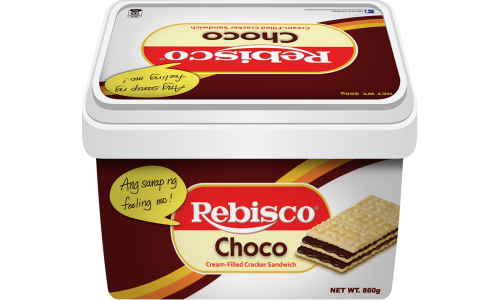 Rebisco Sandwich Choco 7x7 Tub 860g